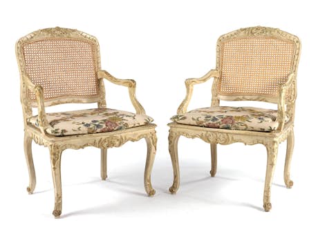 Paar Sessel im Barock-Stil